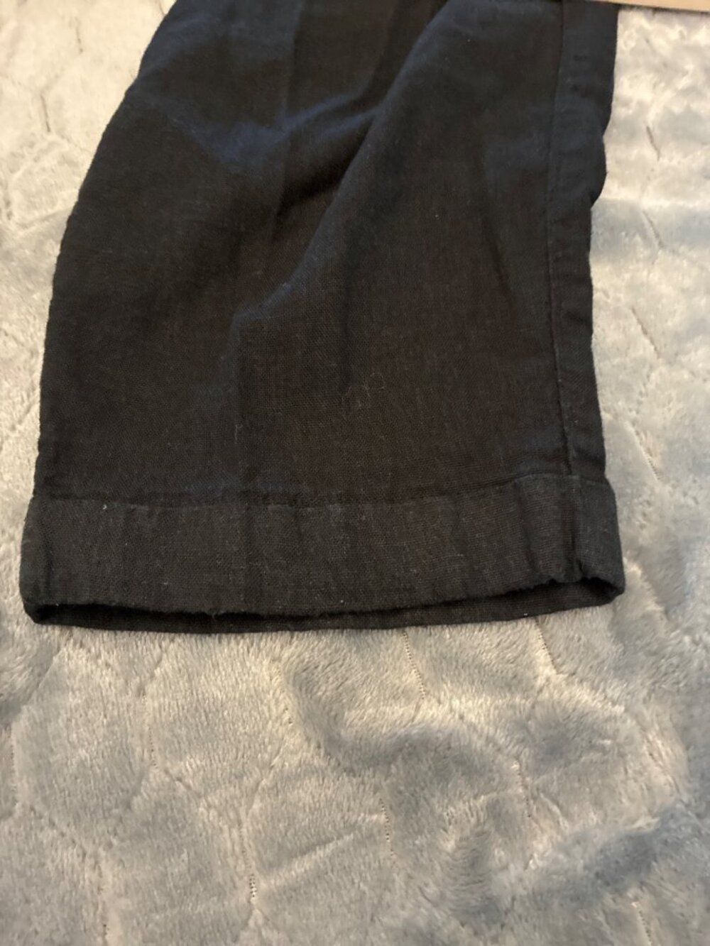 Old Navy Black Linen Blend Cropped Pants – Women's XL - Picture 11 of 11
